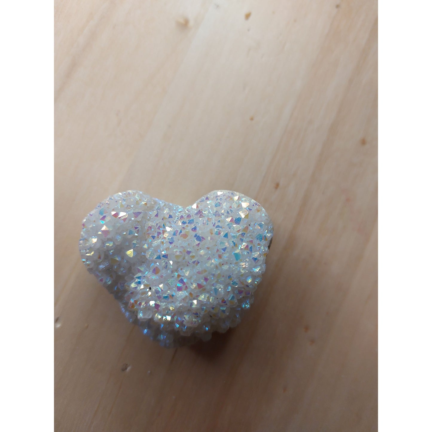 Angel aura bergkristall hjärta, Nyhet!