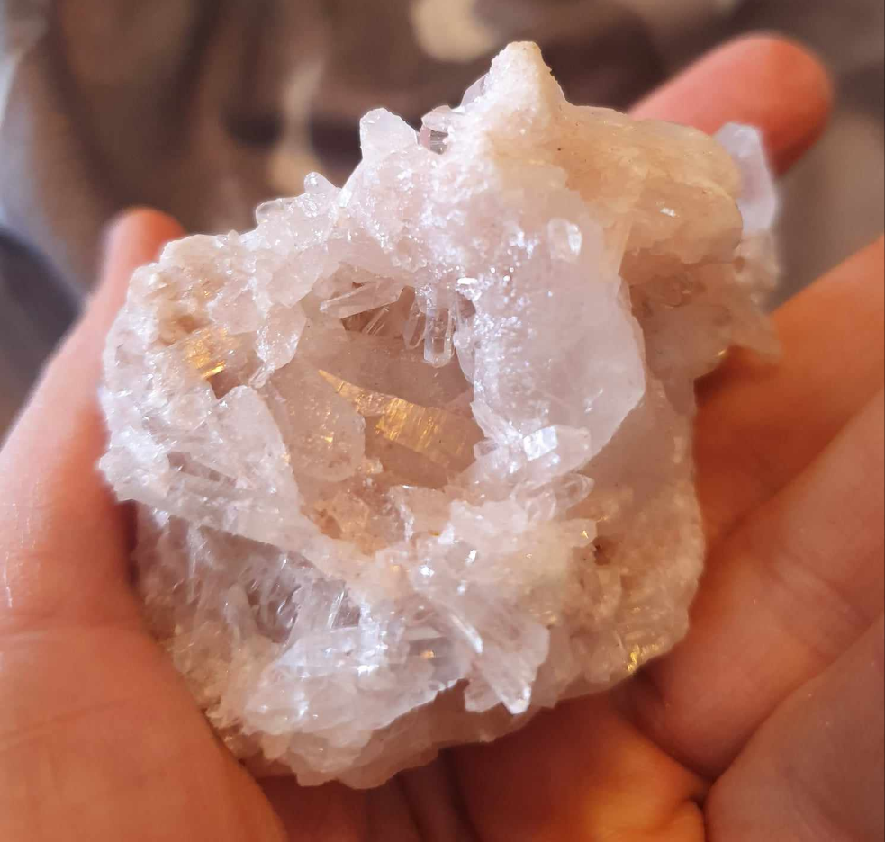 Rosa Himalaya Samadhi bergkristallkluster, Mycket sällsynt Nyhet!