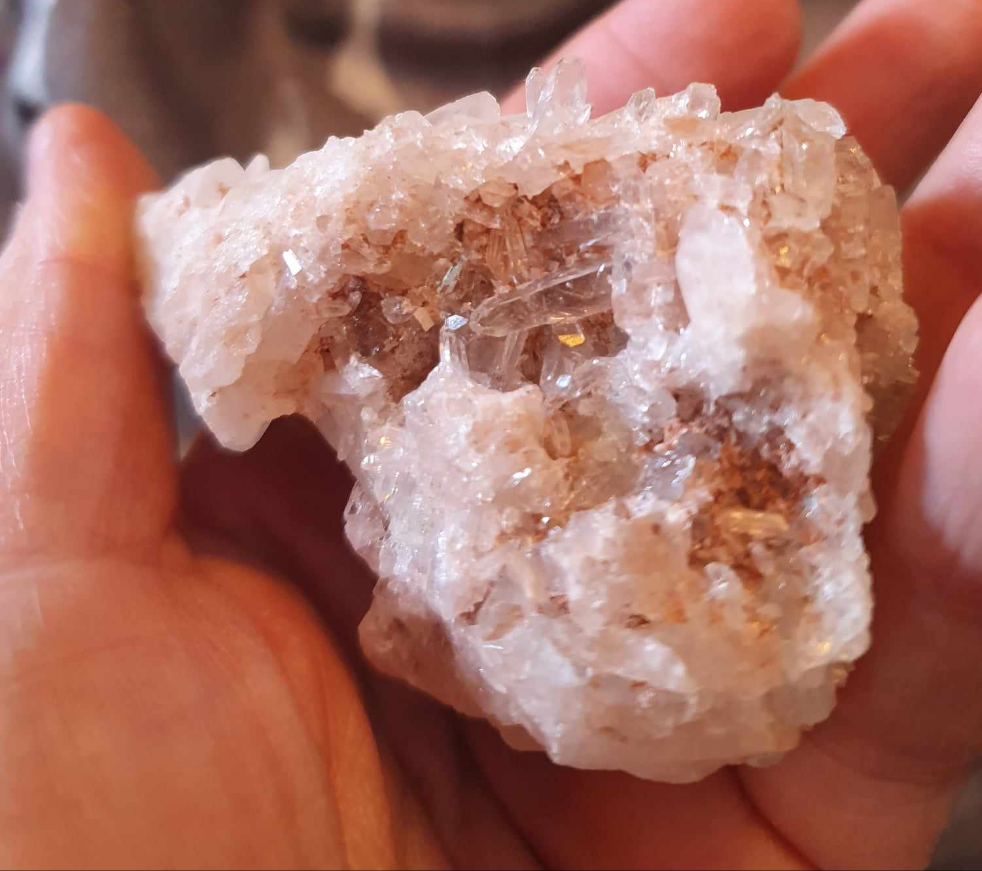 Rosa Himalaya Samadhi bergkristallkluster, Mycket sällsynt Nyhet!