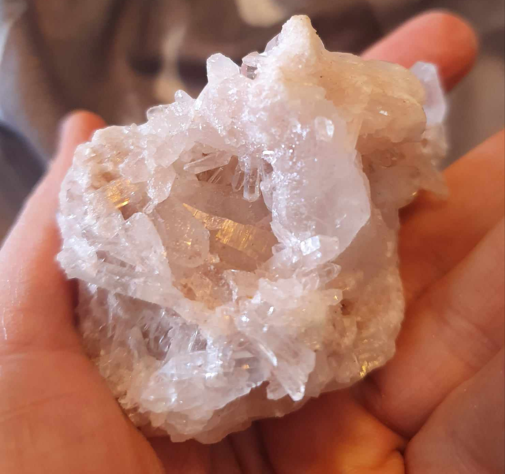 Rosa Himalaya Samadhi bergkristallkluster, Mycket sällsynt Nyhet!