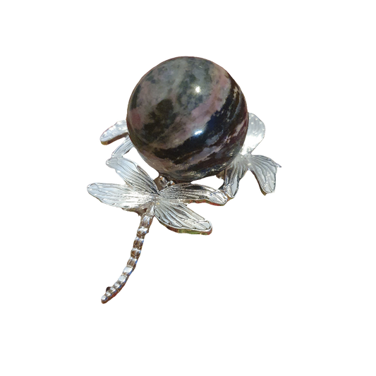 Rhodonit med turmalin klot, Nyhet