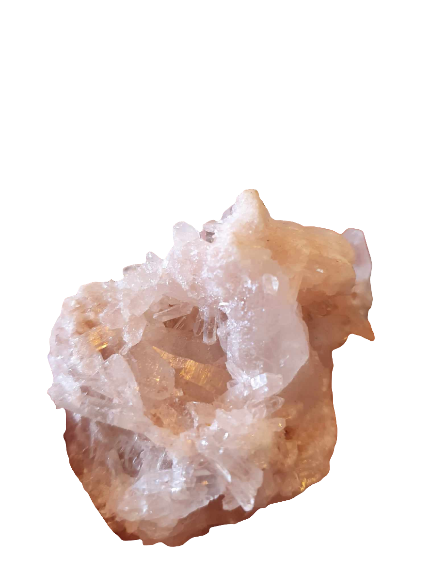 Rosa Himalaya Samadhi bergkristallkluster, Mycket sällsynt Nyhet!