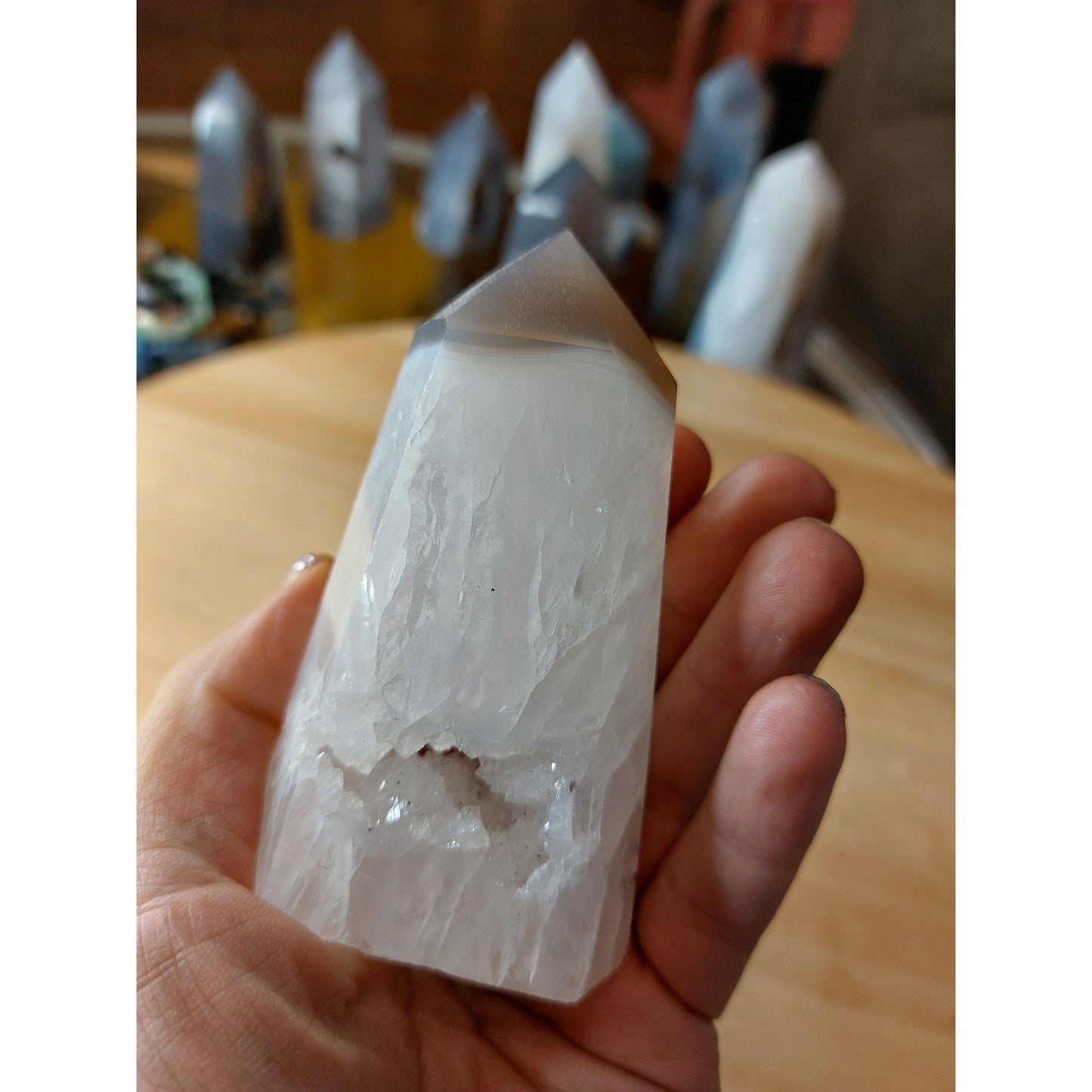 Agat Druzy Geod Nyhet