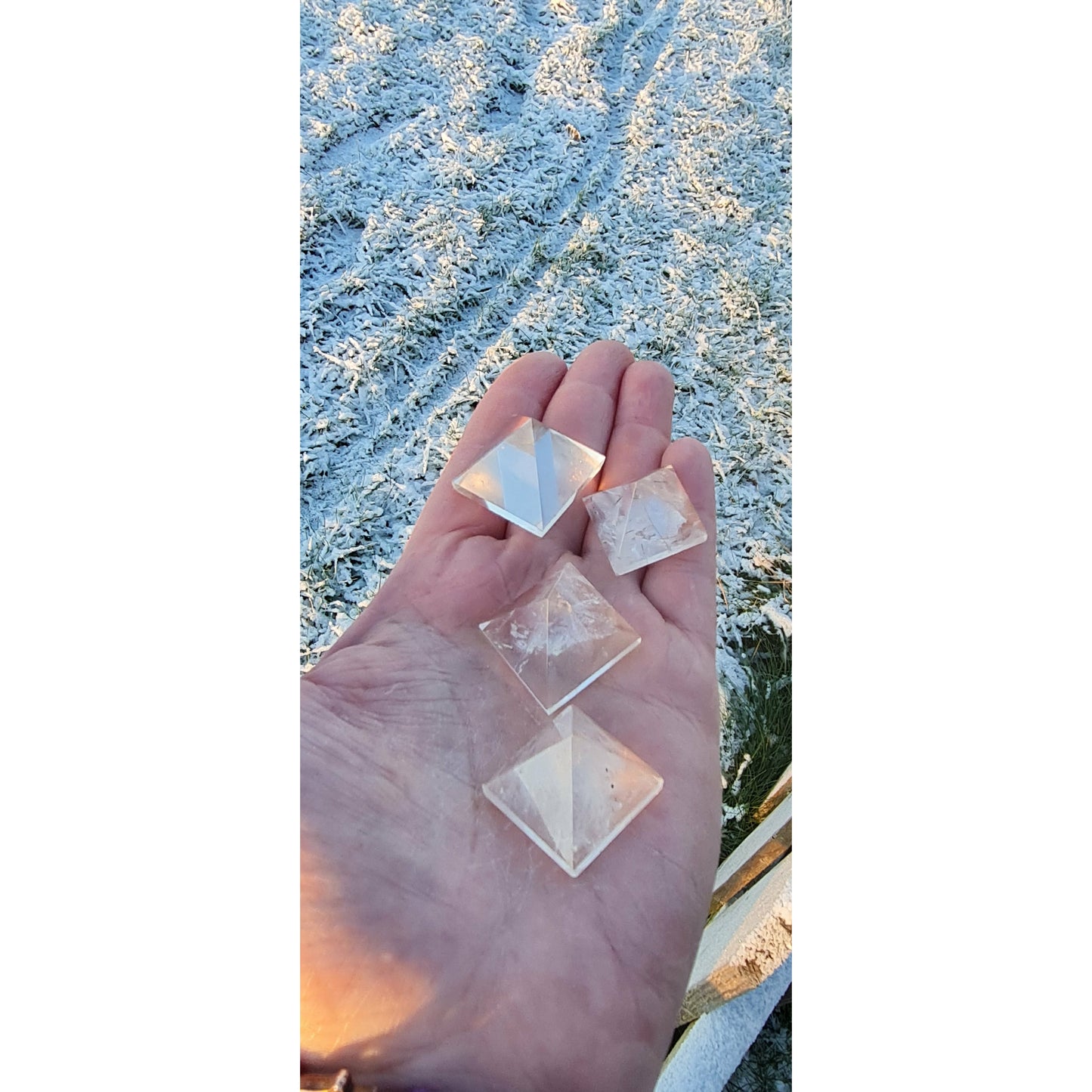 Himalaya bergkristall Pyramider