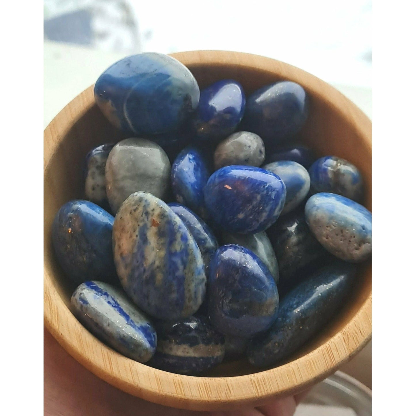 Lapis lazuli trumlade