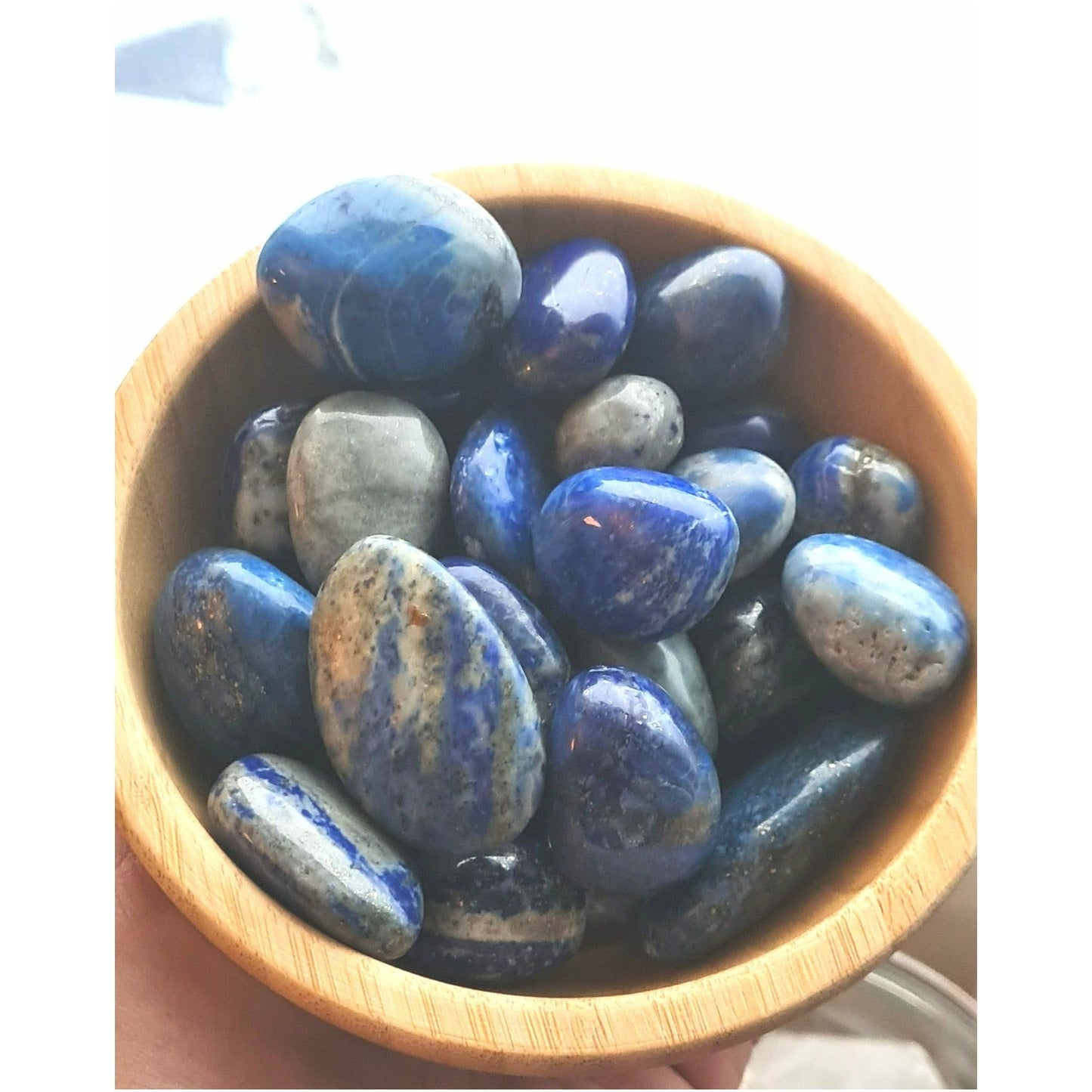 Lapis lazuli trumlade
