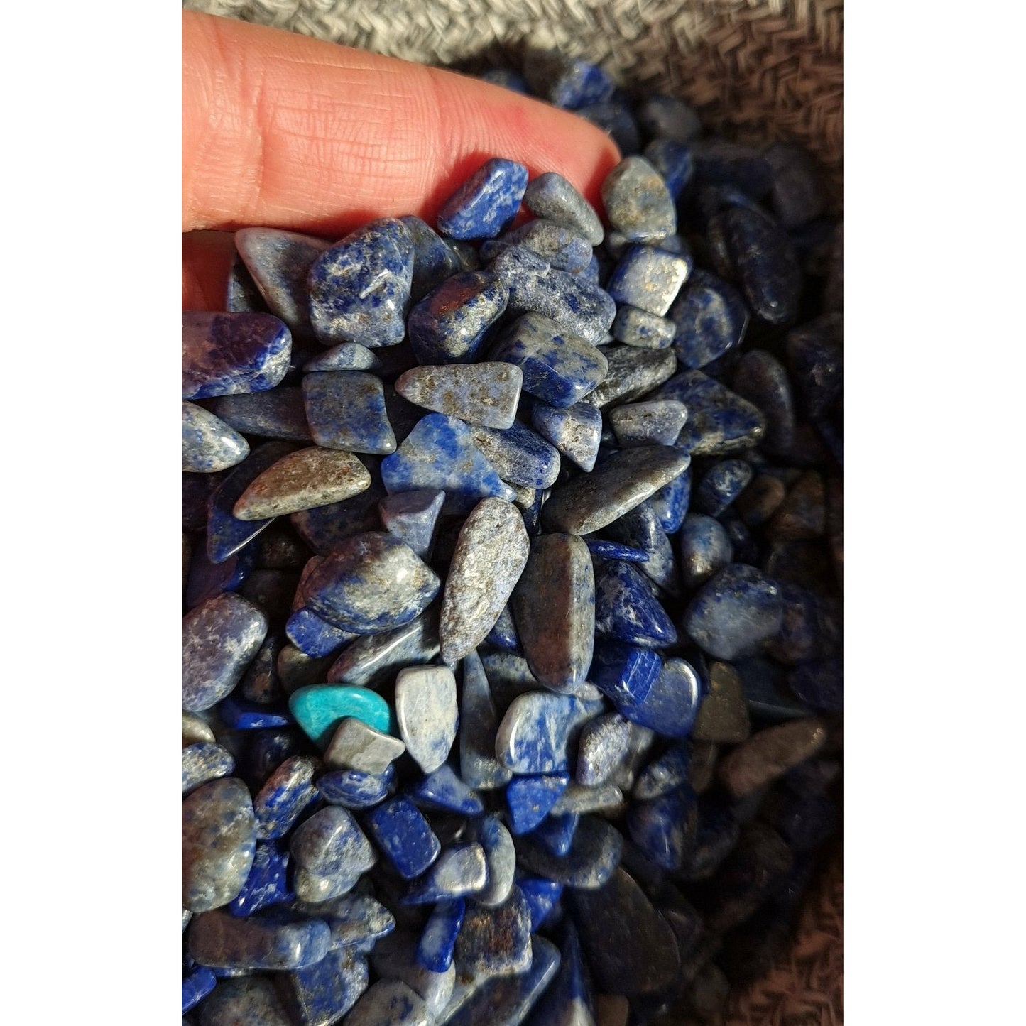 Lapis lazuli, minitrumlade stenar, 100 gram