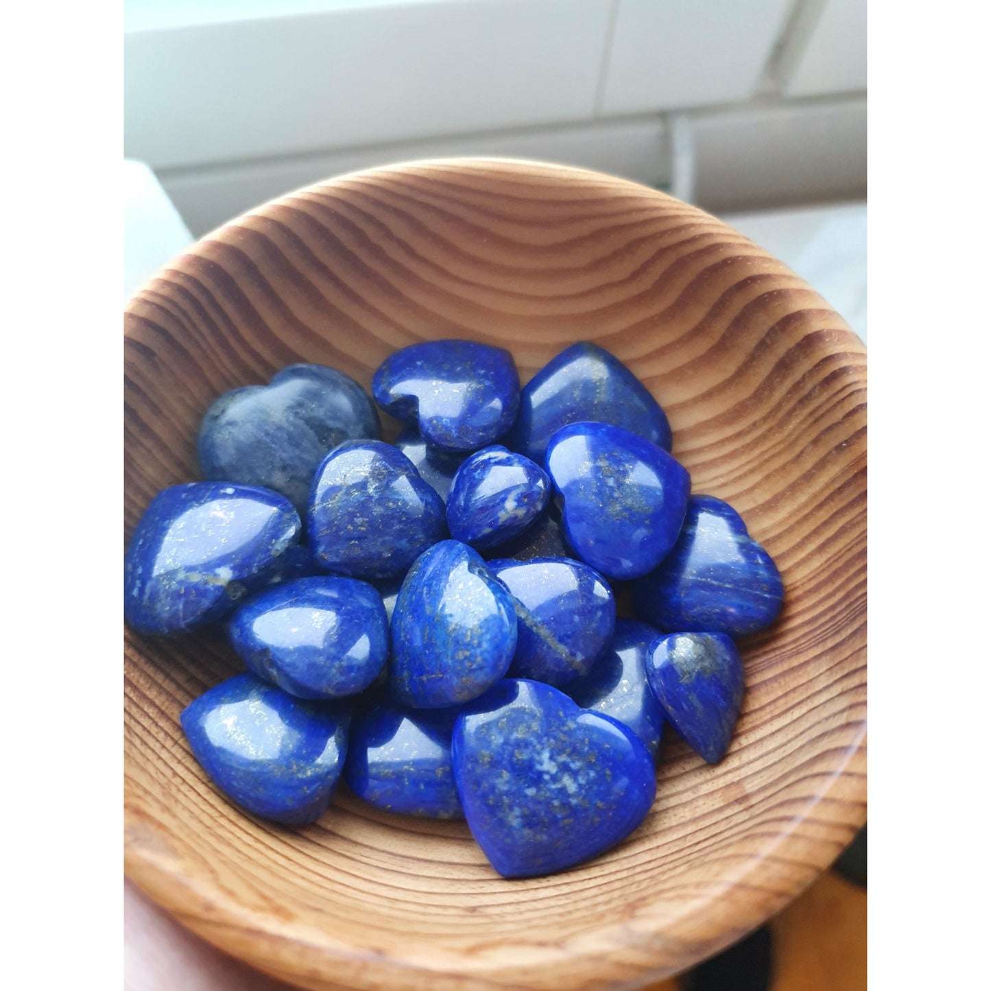 Lapis lazuli hjärtan