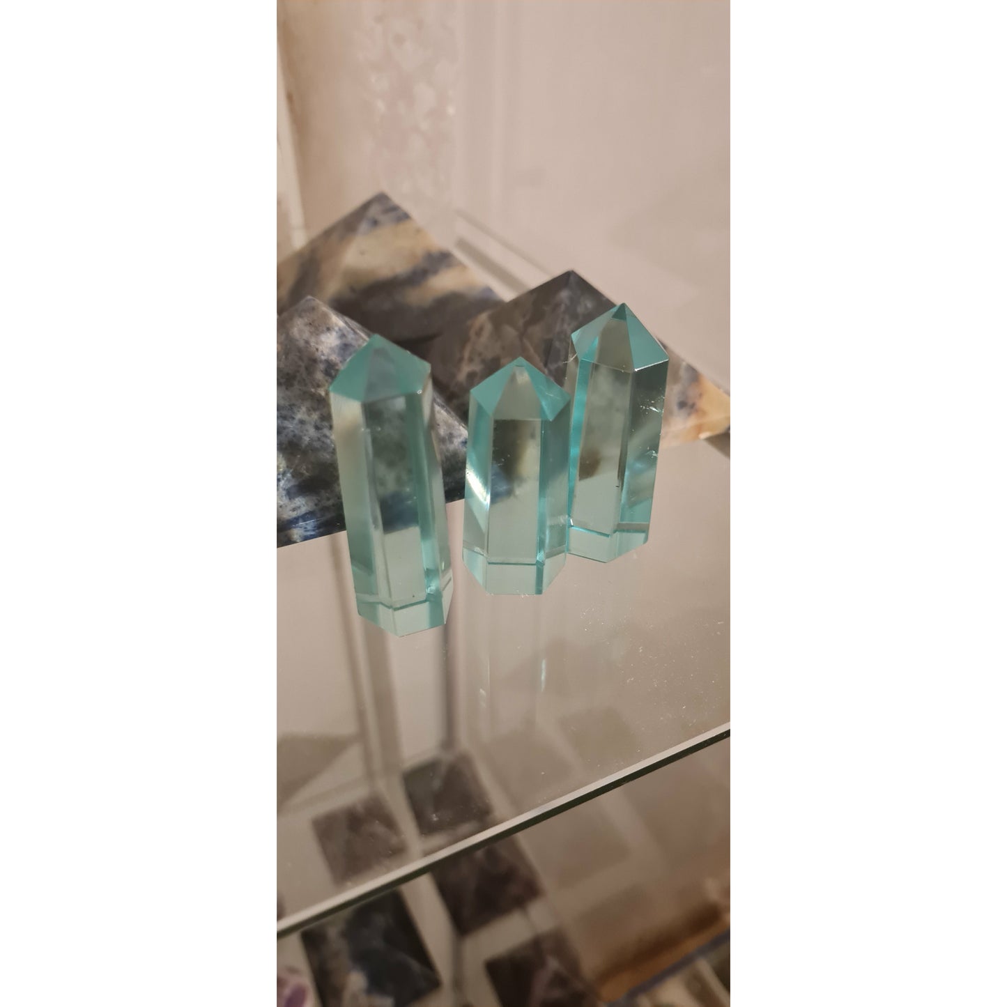 Aqua Obsidian Torn Spets