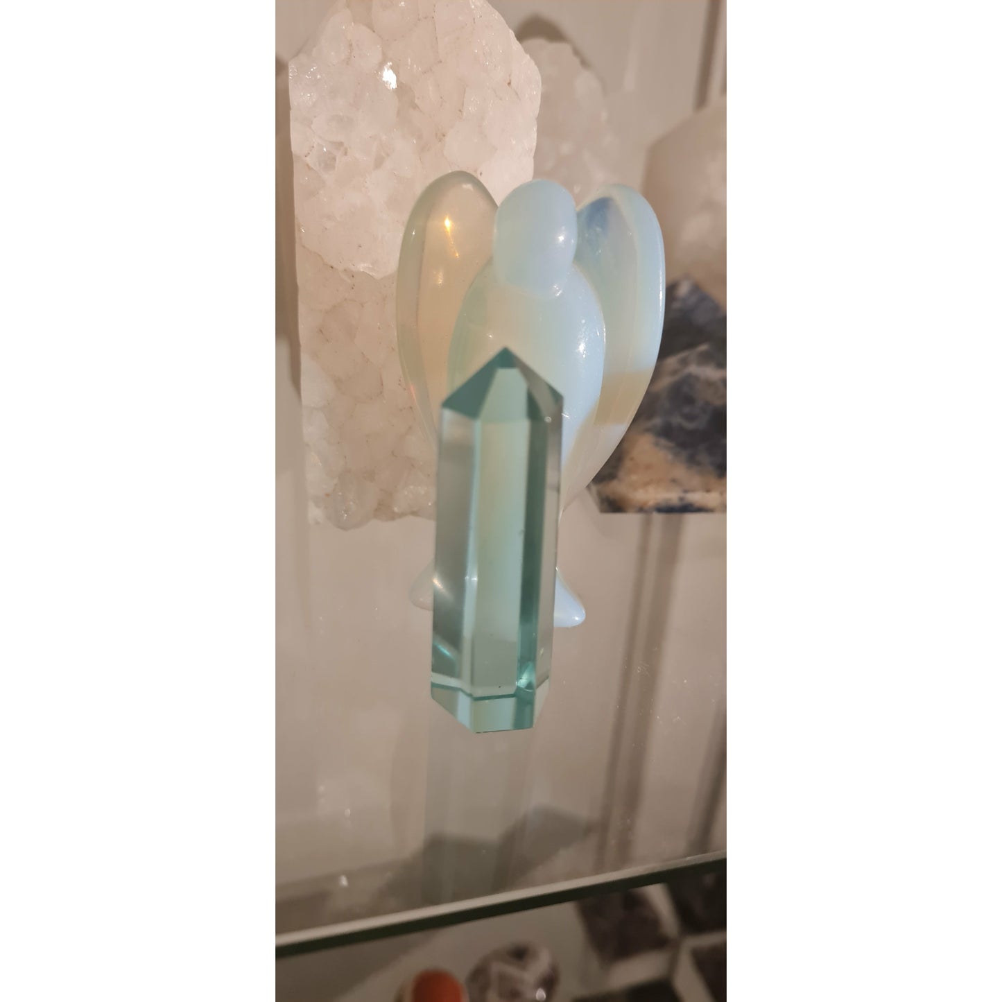 Aqua Obsidian Torn Spets