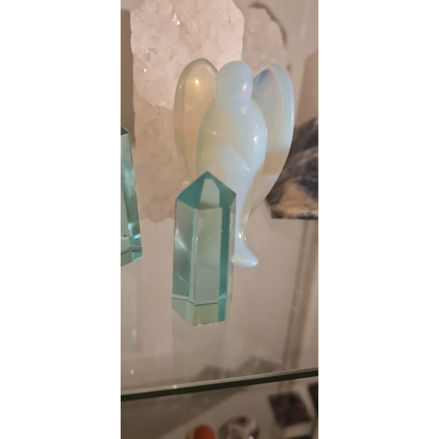 Aqua Obsidian Torn Spets