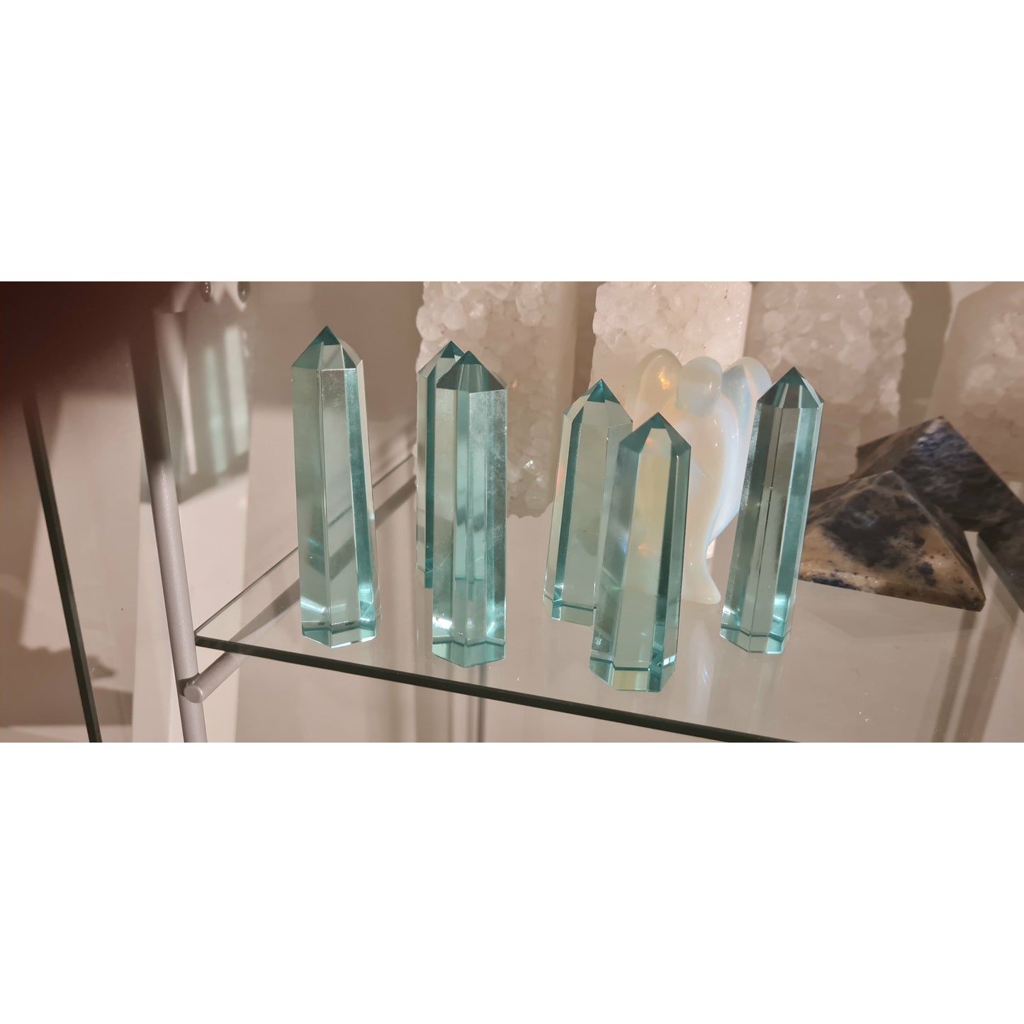 Aqua Obsidian Torn Spets
