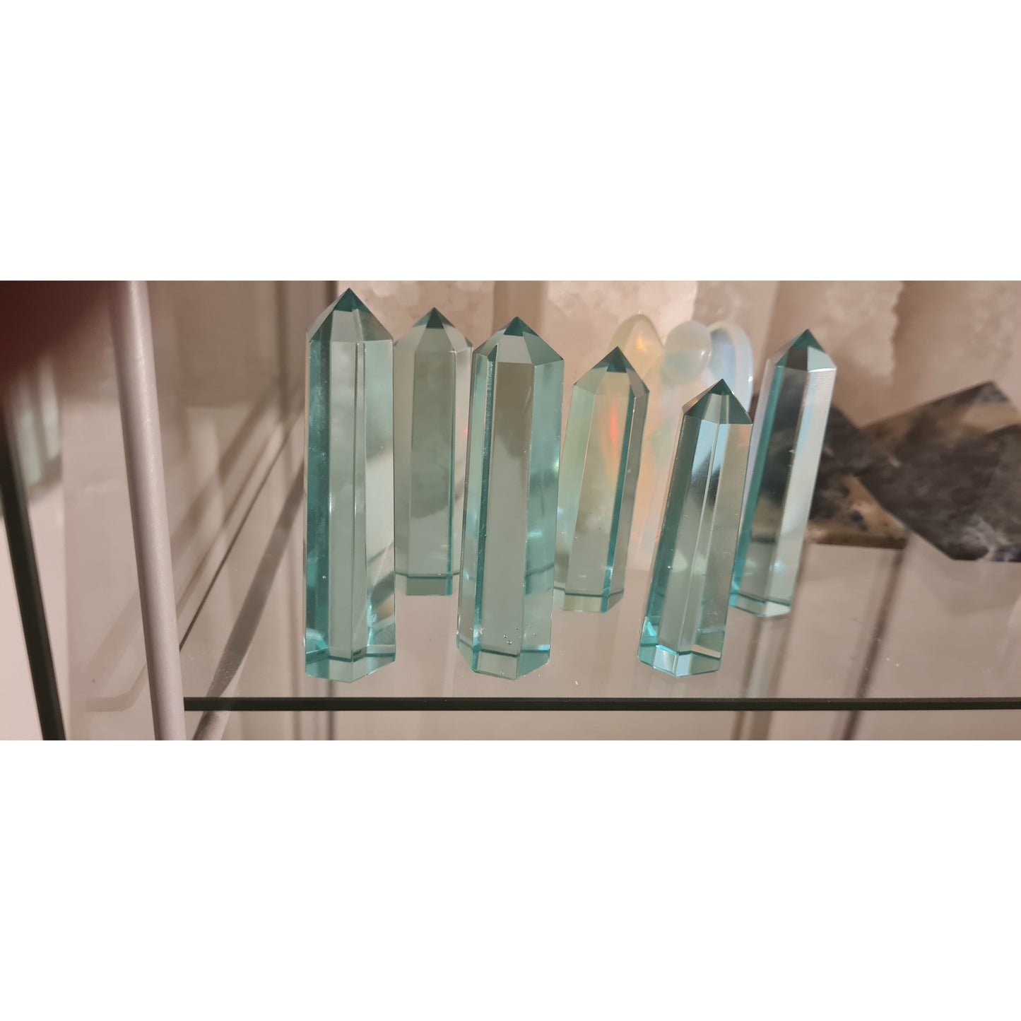 Aqua Obsidian Torn Spets