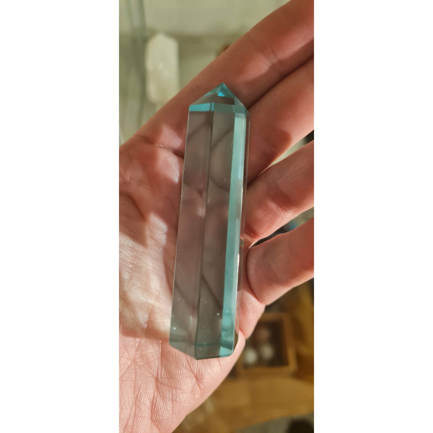 Aqua Obsidian Torn Spets
