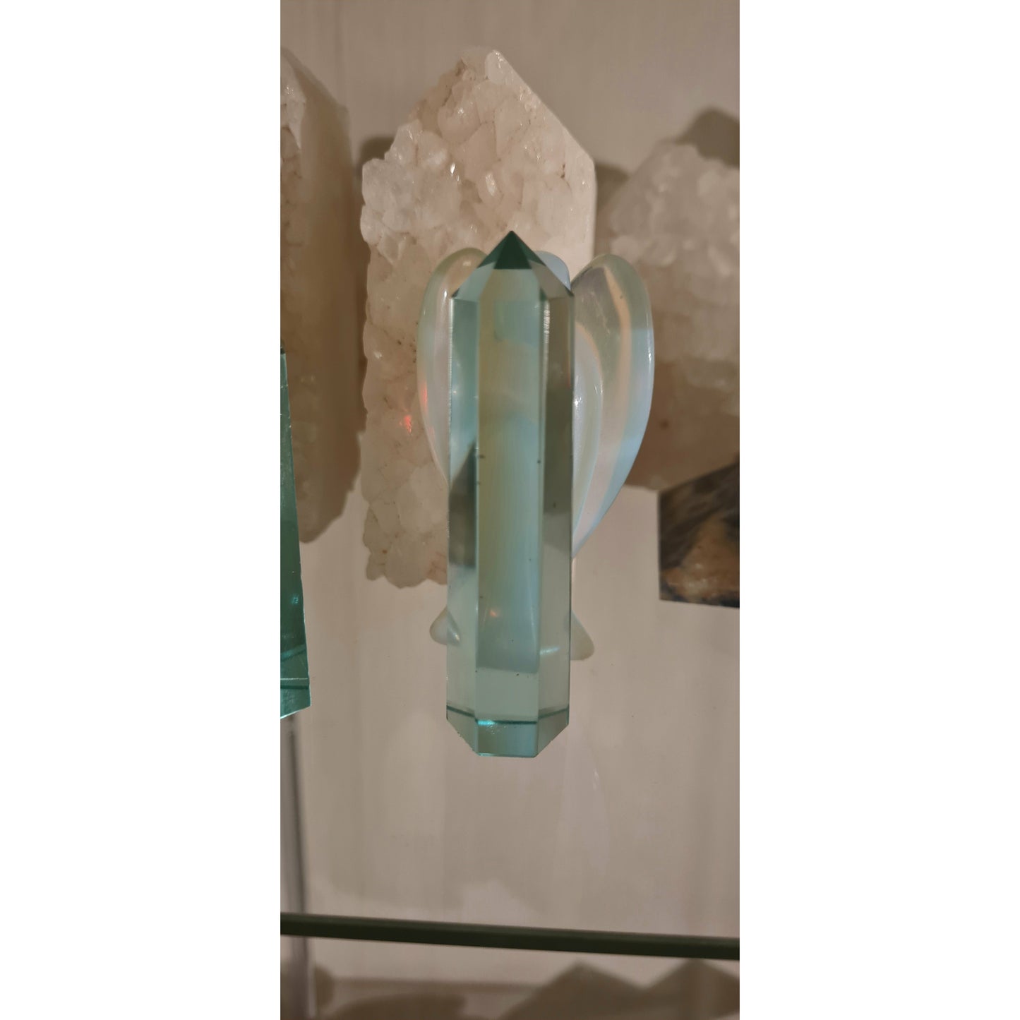 Aqua Obsidian Torn Spets