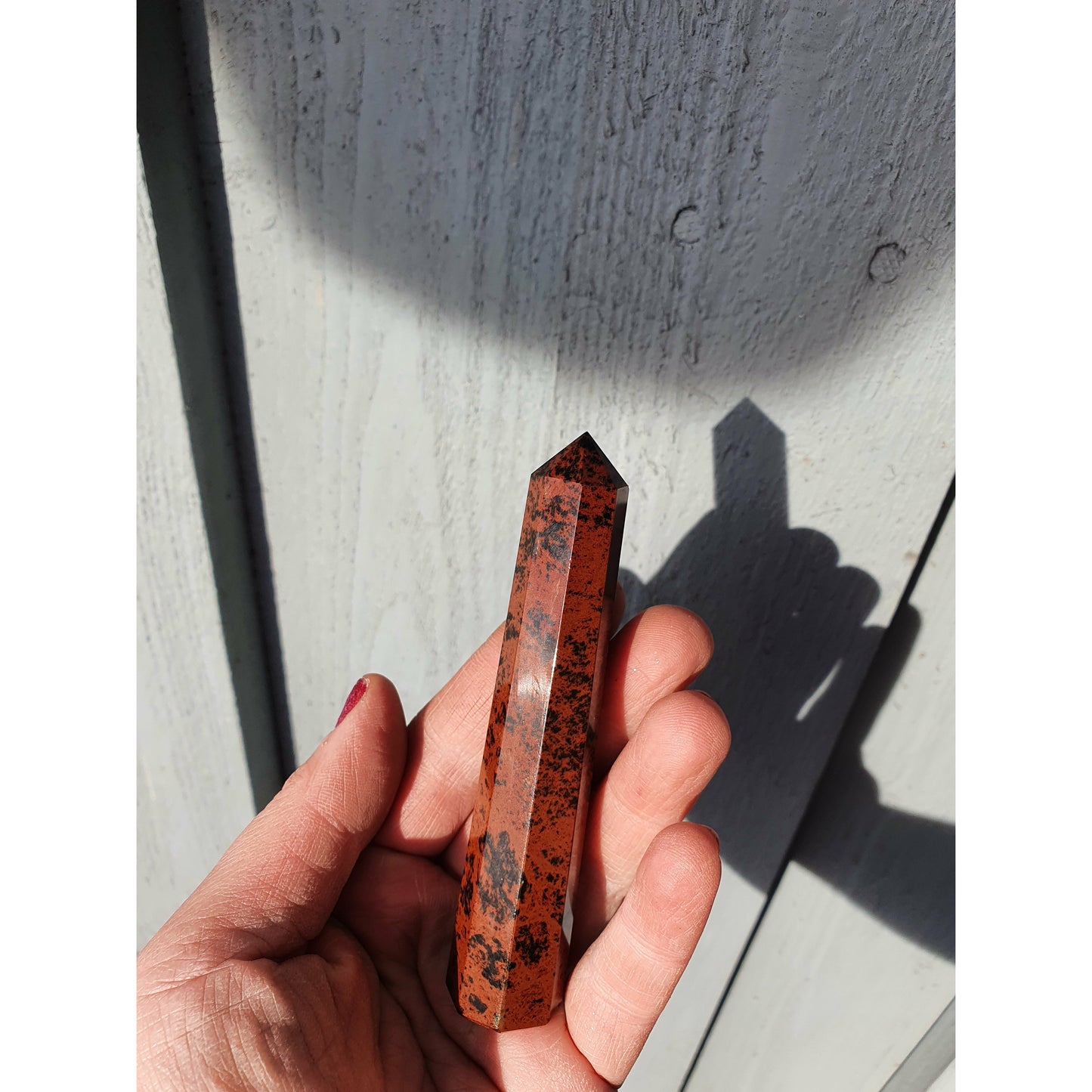 Mahogny obsidian Torn spets