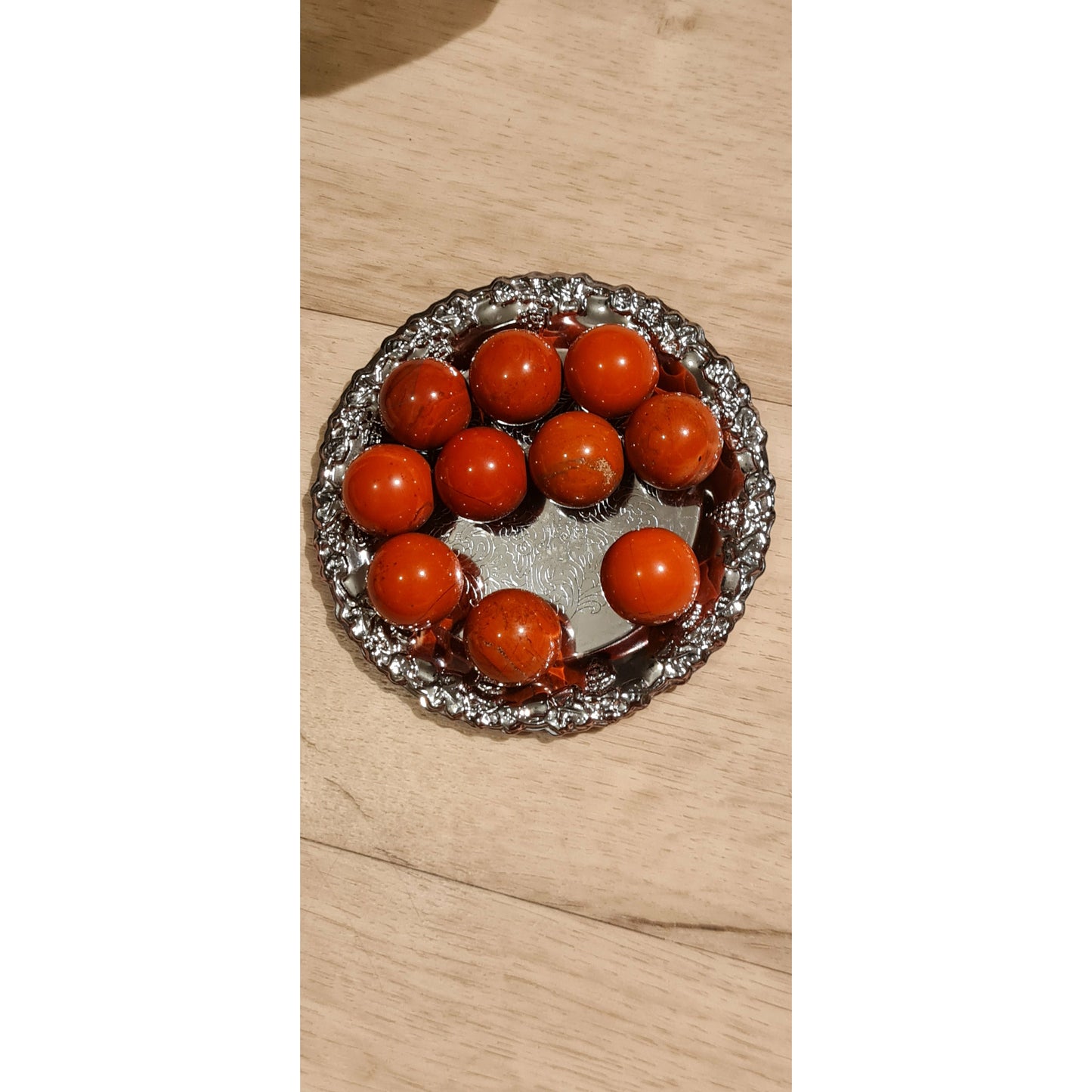 Röd jaspis miniklot