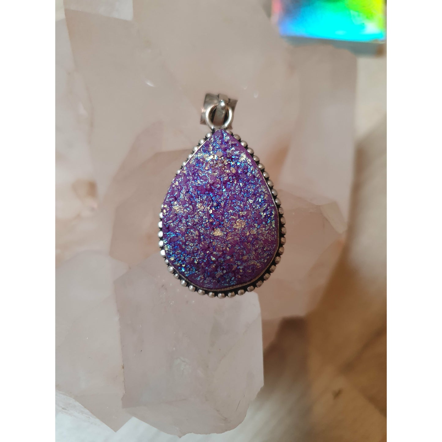 Aura druzy lila