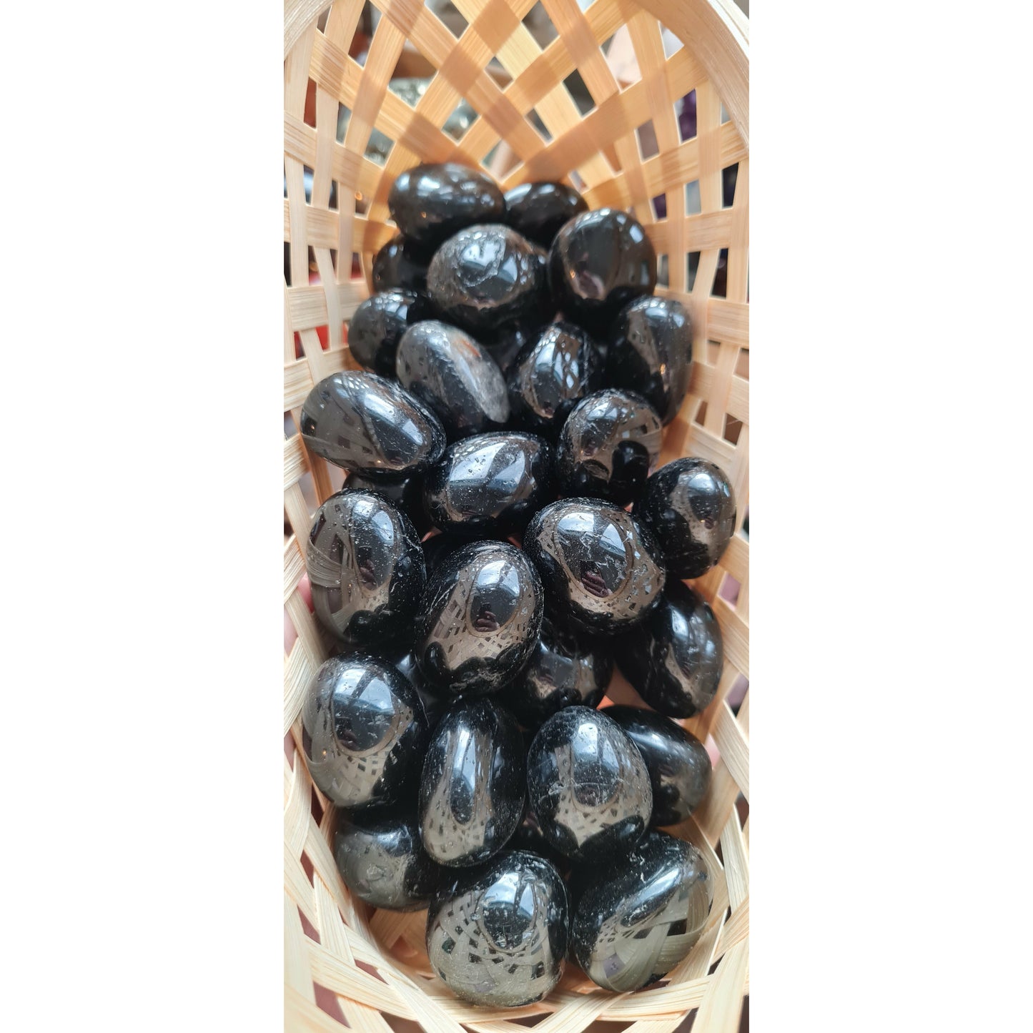 Svart turmalin trumlade Nyhet!