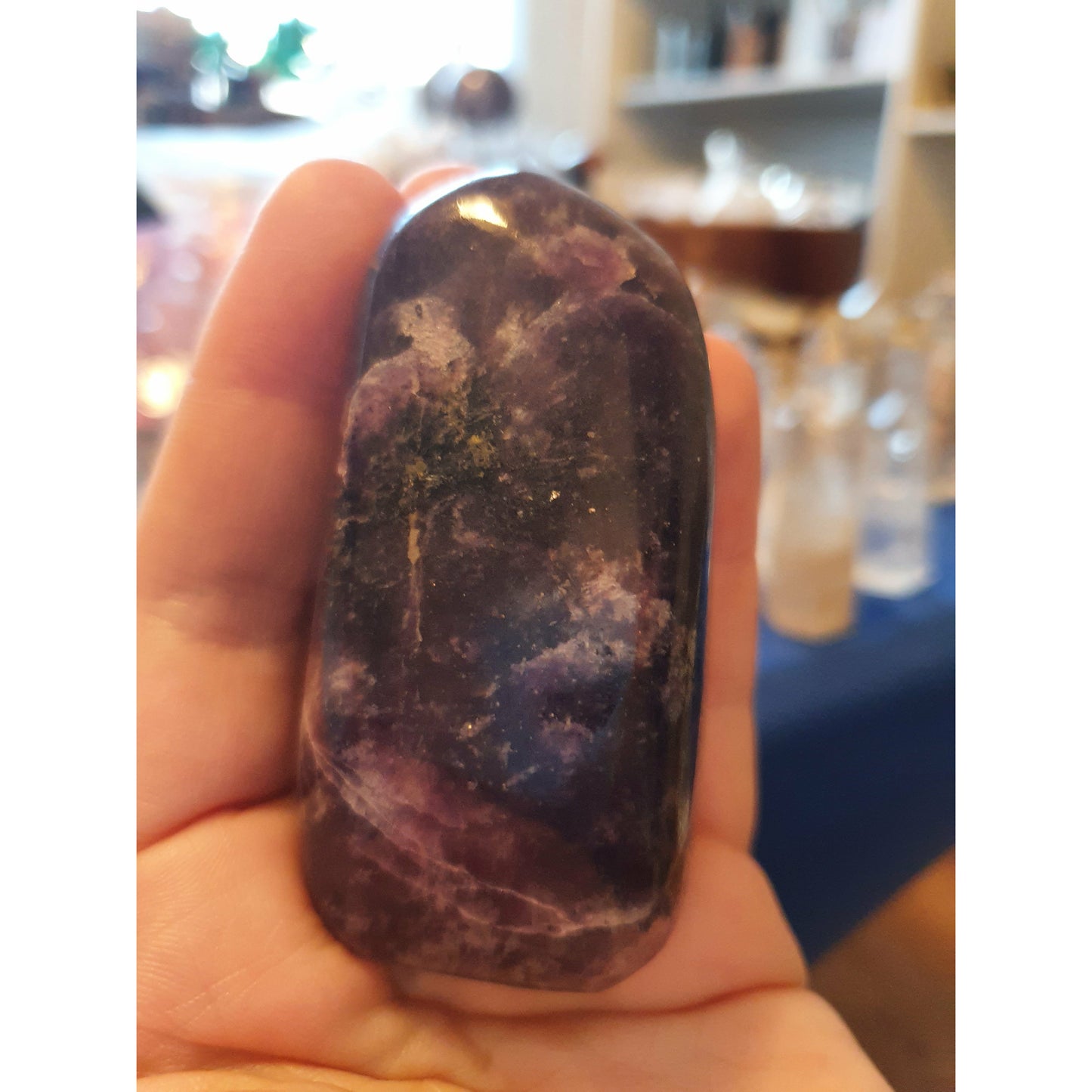 Lepidolit Freeform - Unika Naturliga Lugnande Kristaller 💜