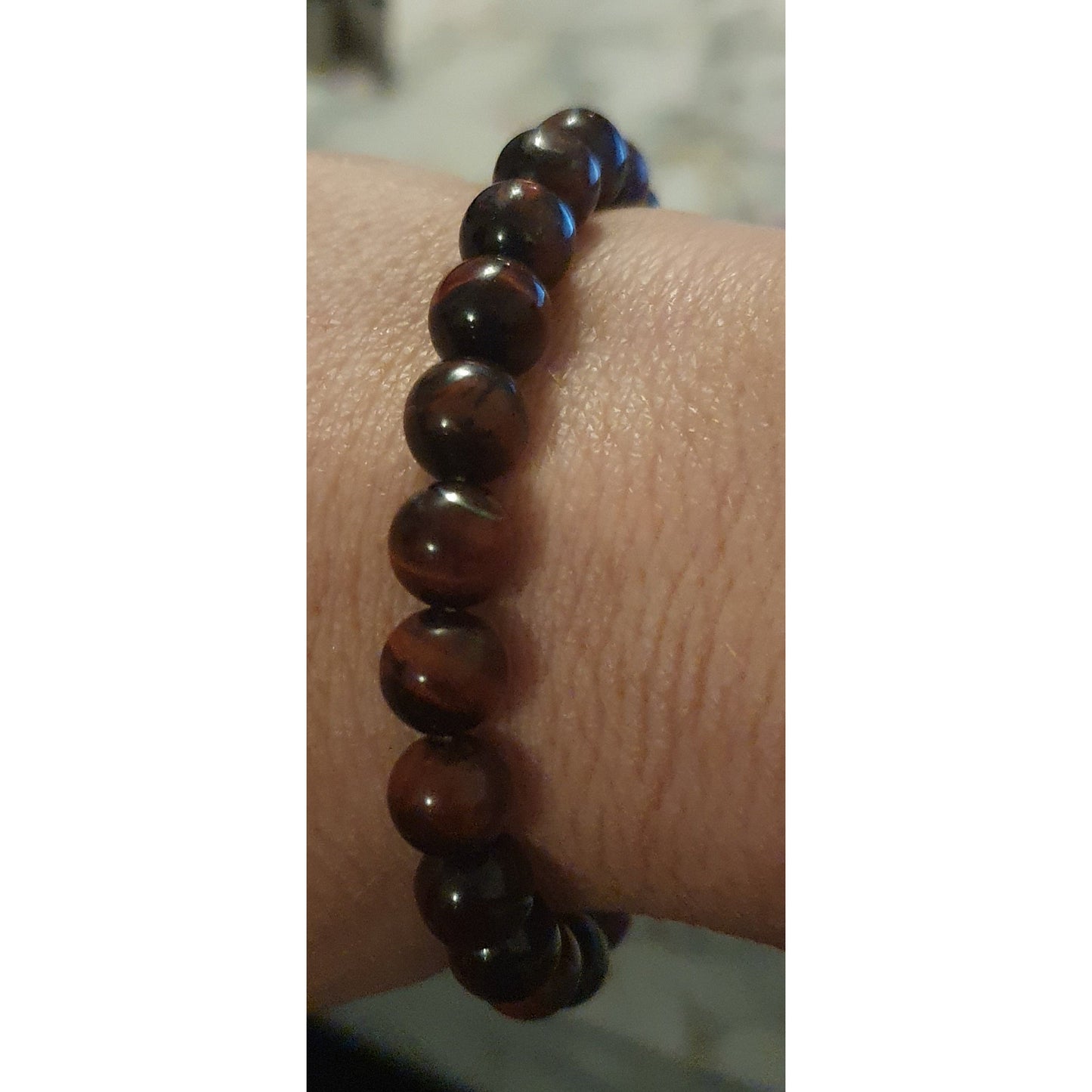 Röd Tigeröga armband fynd, en fin present