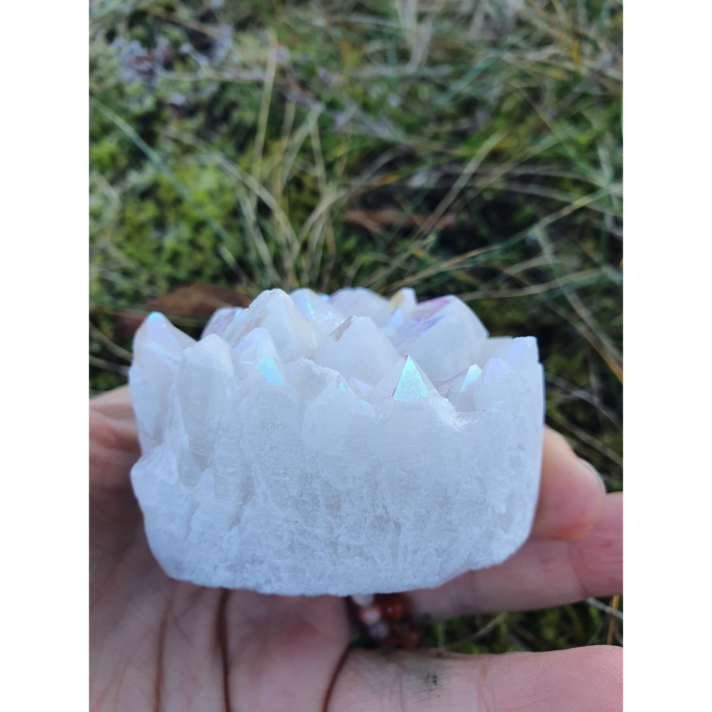 Angel aura bergkristallhjärta, nyhet