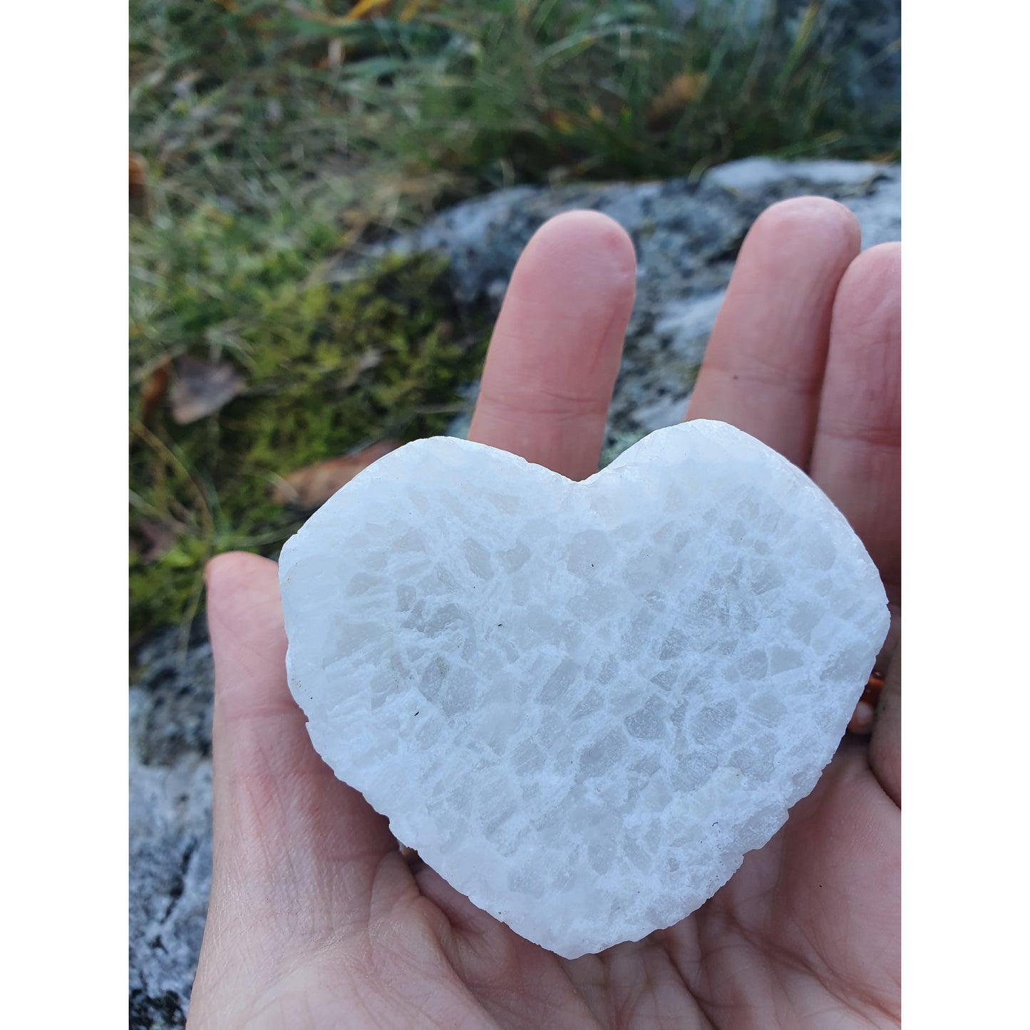 Angel aura bergkristallhjärta, nyhet