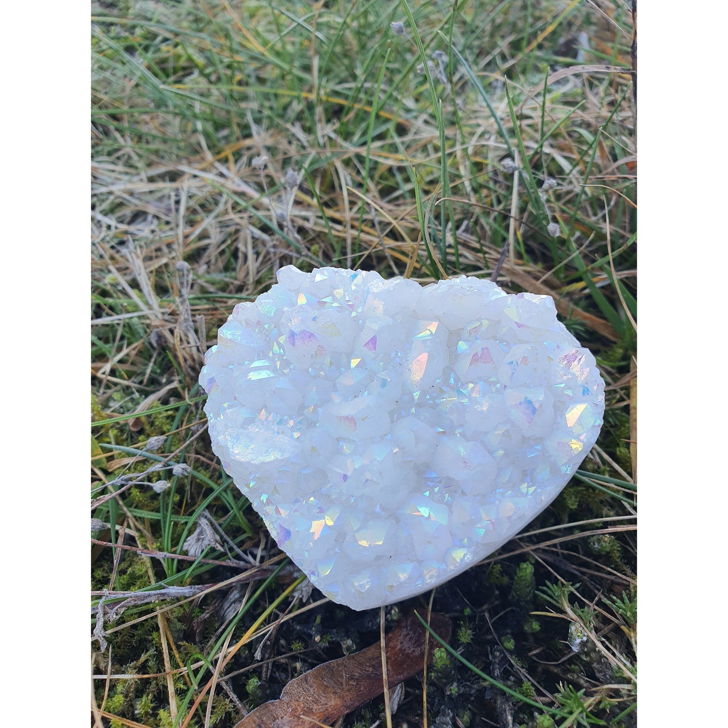 Angel aura bergkristallhjärta, nyhet