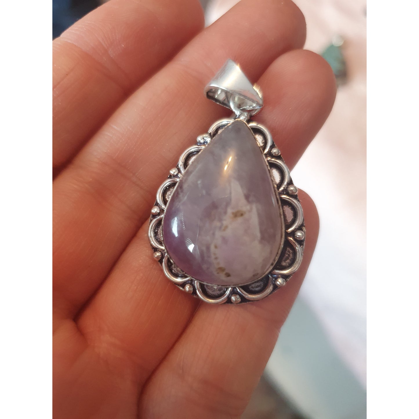 Ametist kristall, hänge, Nyhet! Erbjudande!