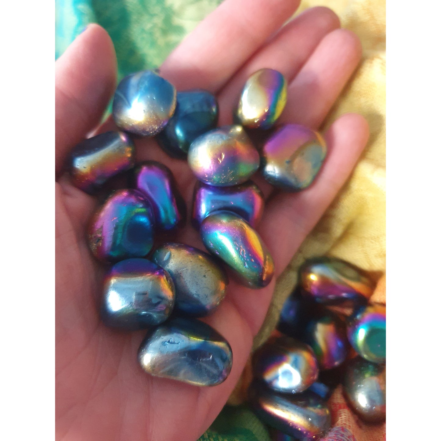 Angel aura titan bergkristall trumlade, Nyhet!