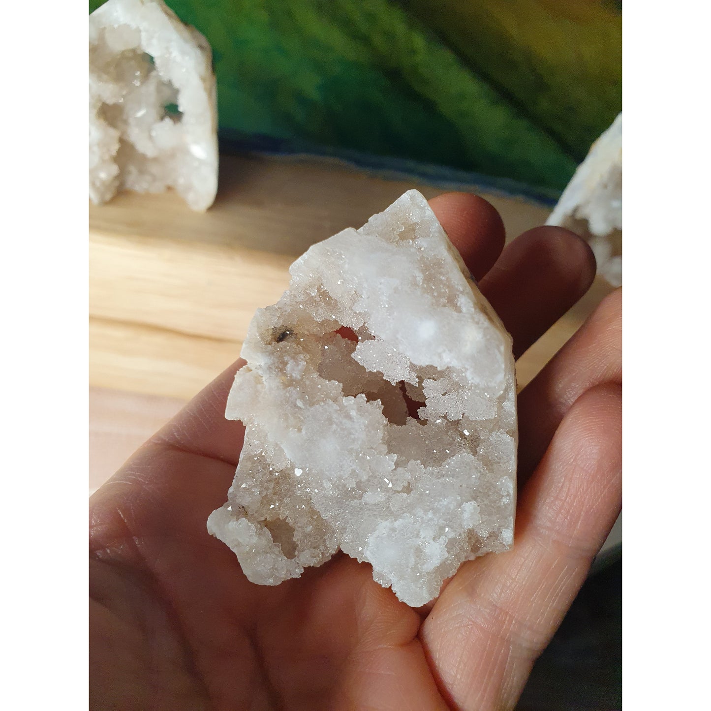 Agat Druzy, geod torn, 5-6 cm