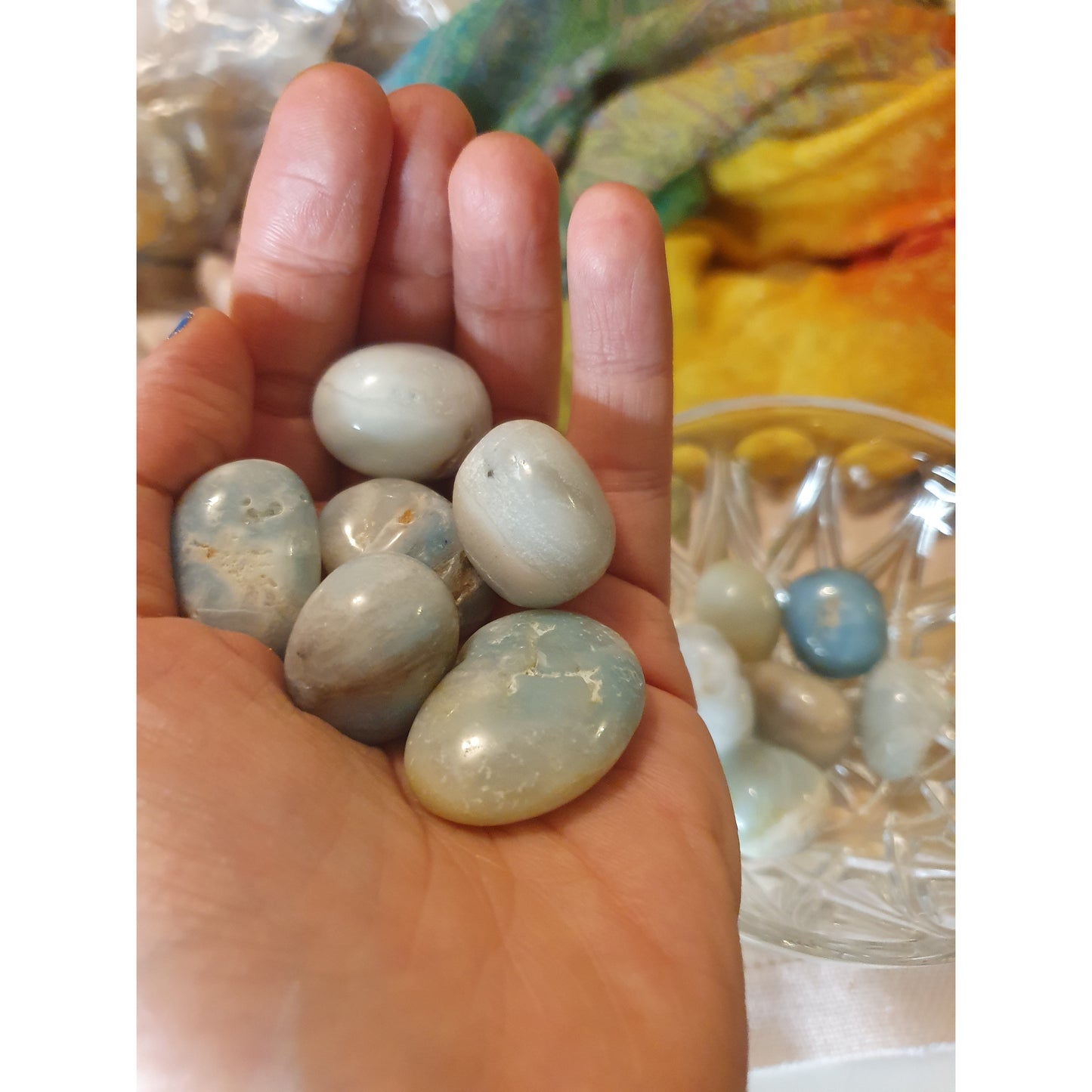 Sky blue kvarts trumlade, nyhet!