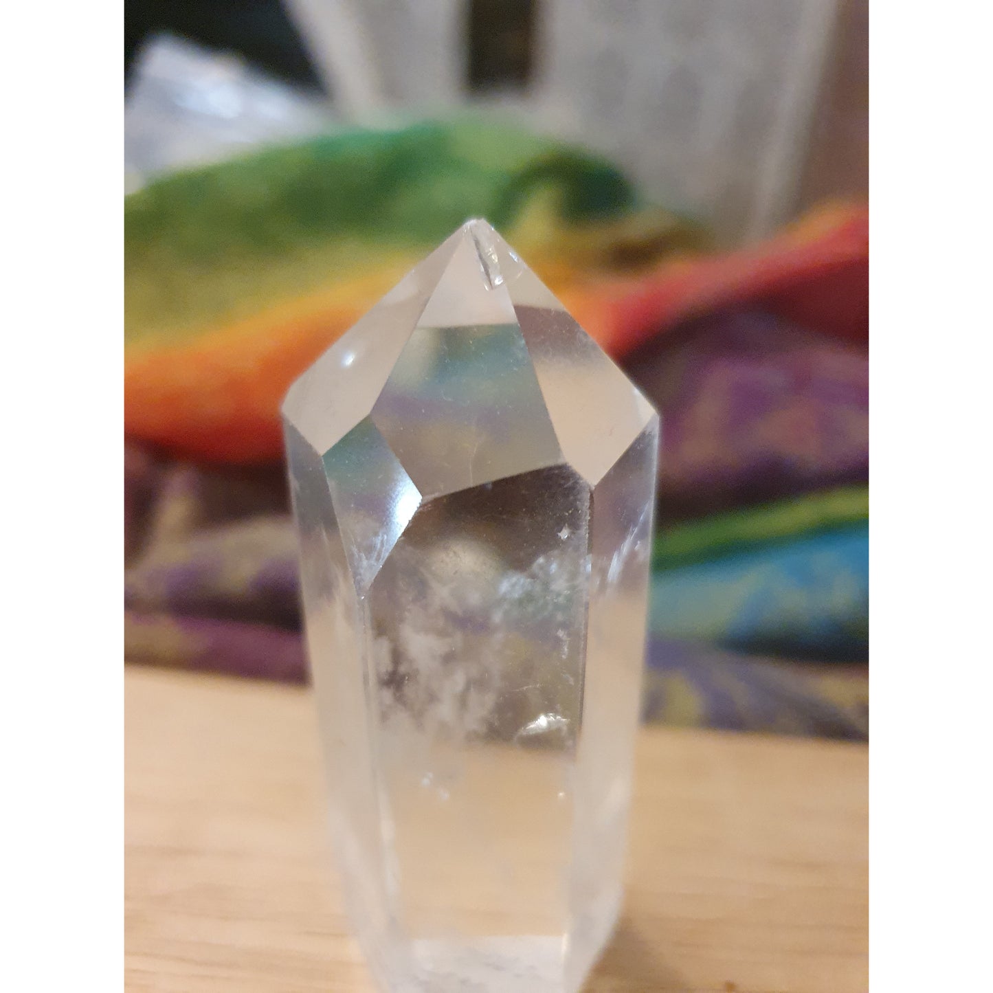 Bergkristall spets/torn c:a 8 cm