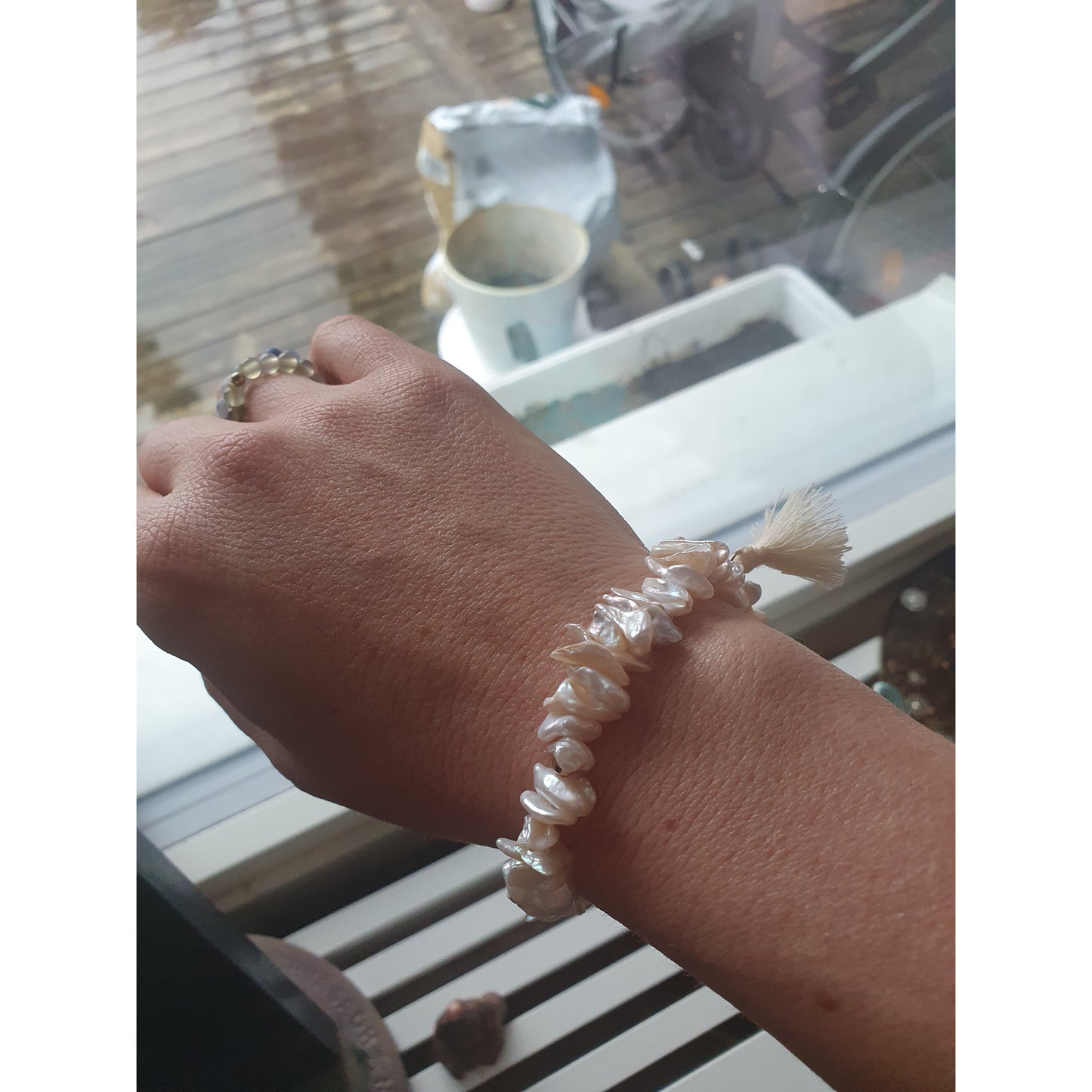 Lyxigt Boho armband set, svart Druzy agat 18k guldöverdrag/guldplättering