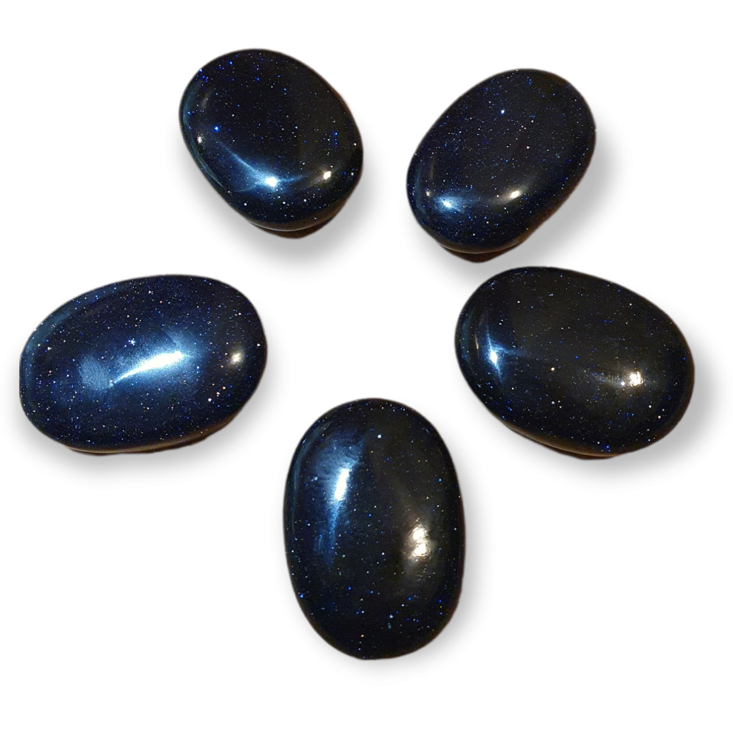 Blå guldsten Handsten