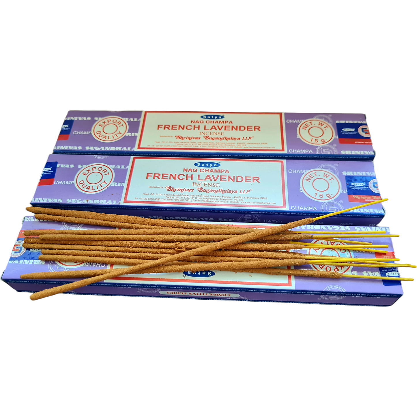 Rökelse Nag champa Lavendel 15 gram