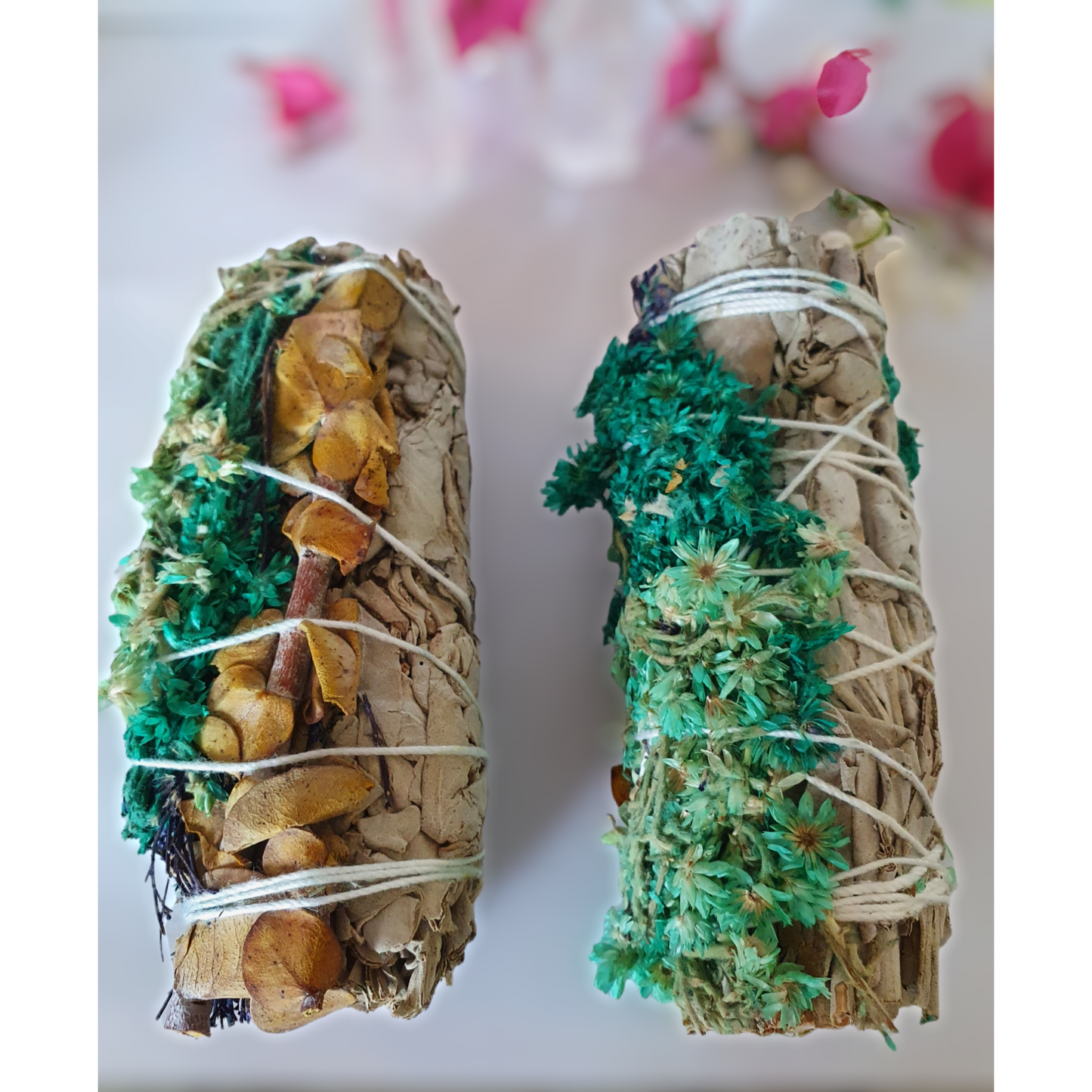 Eukalyptus, white sage och kungsljus smudge rökelse