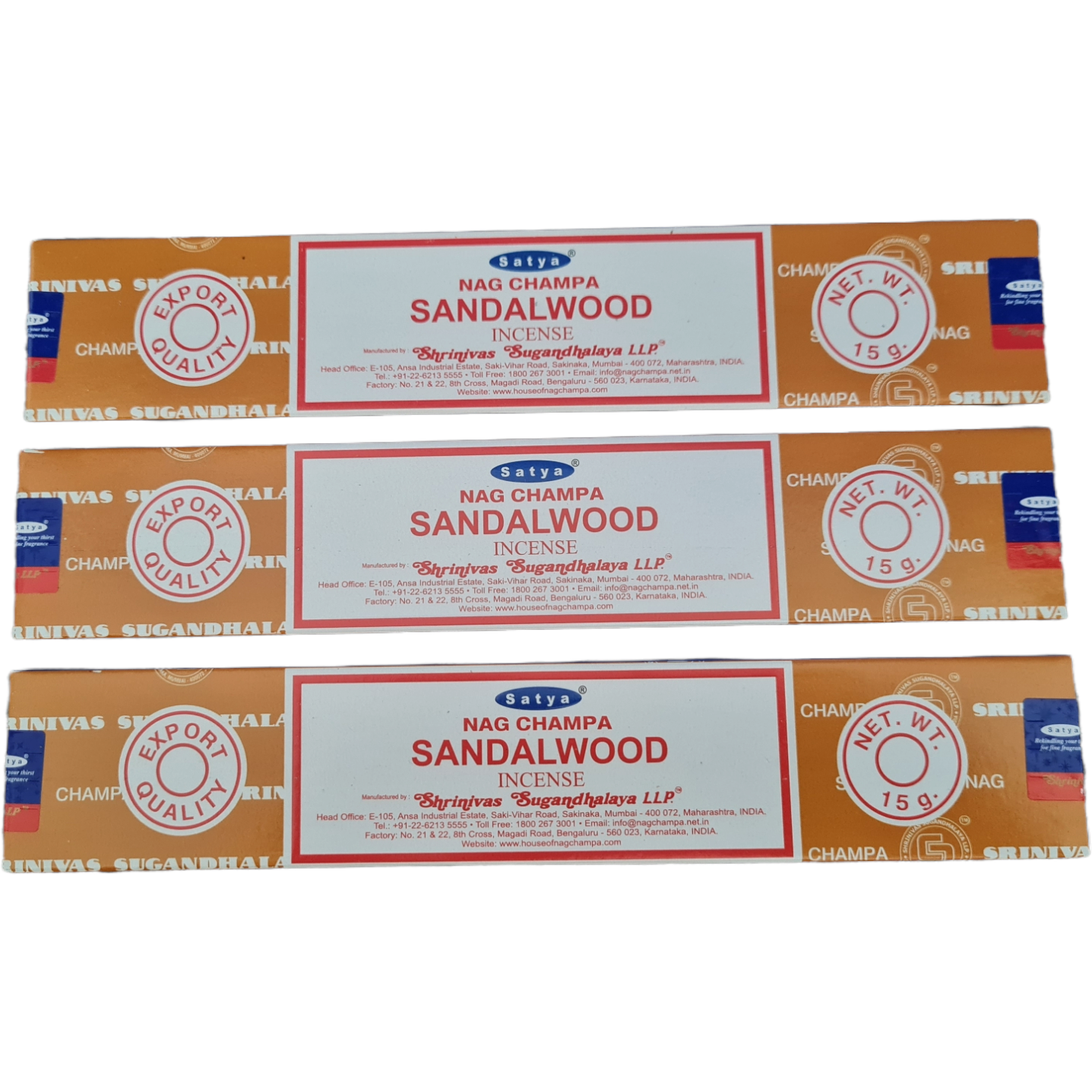 Nag champa sandalwood rökelse 15 gram