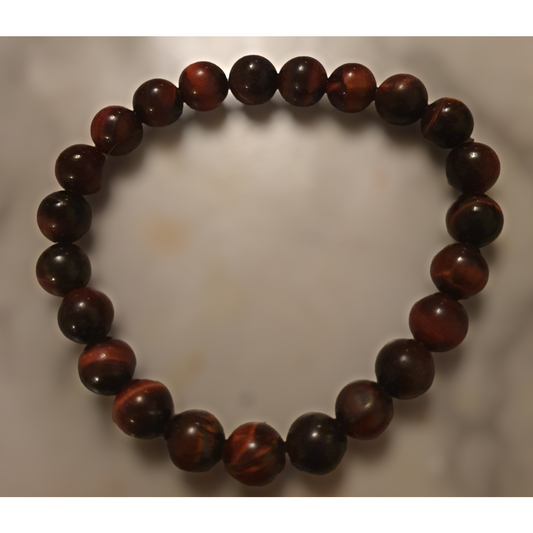 Röd Tigeröga armband fynd, en fin present