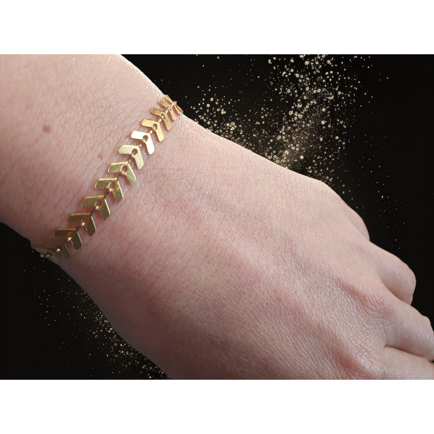 Lyxigt Boho armband set, 18k guldöverdrag/guldplätterering