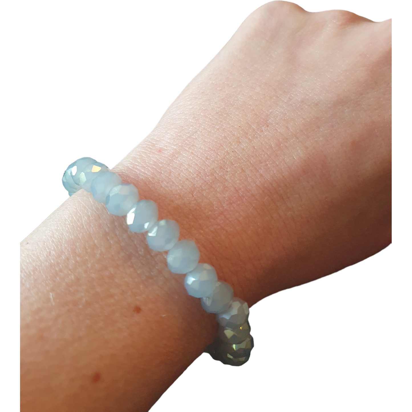 Boho armband set i jade med 18k guldöverdrag/guldplätterad