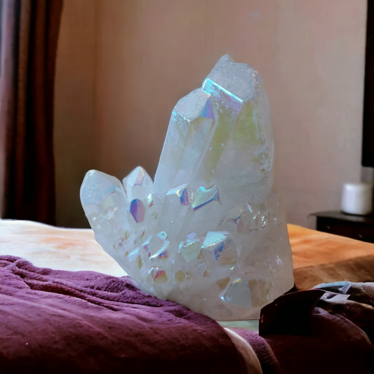 Angel Aura bergkristall kluster