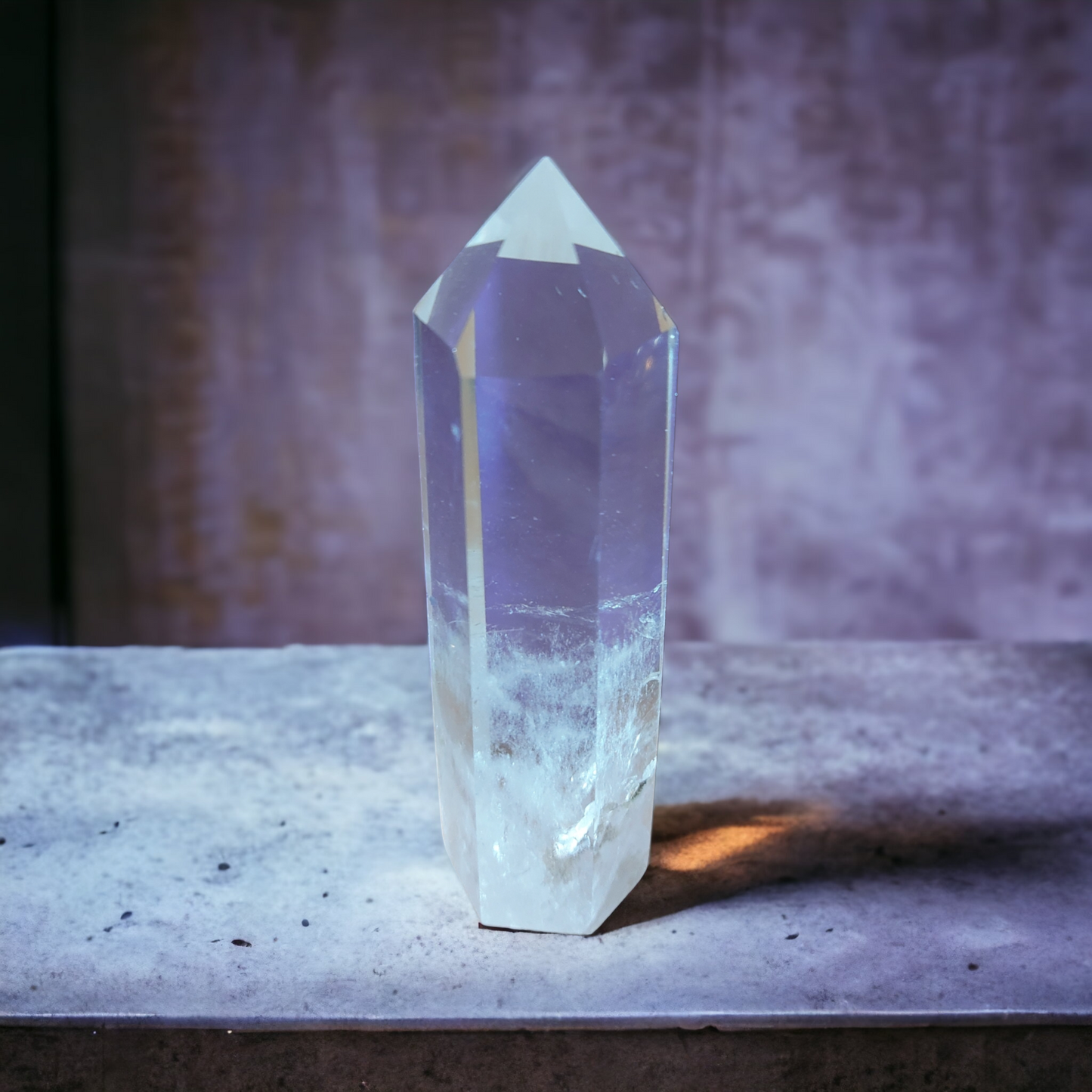 Bergkristall torn spets 10 cm, nyhet