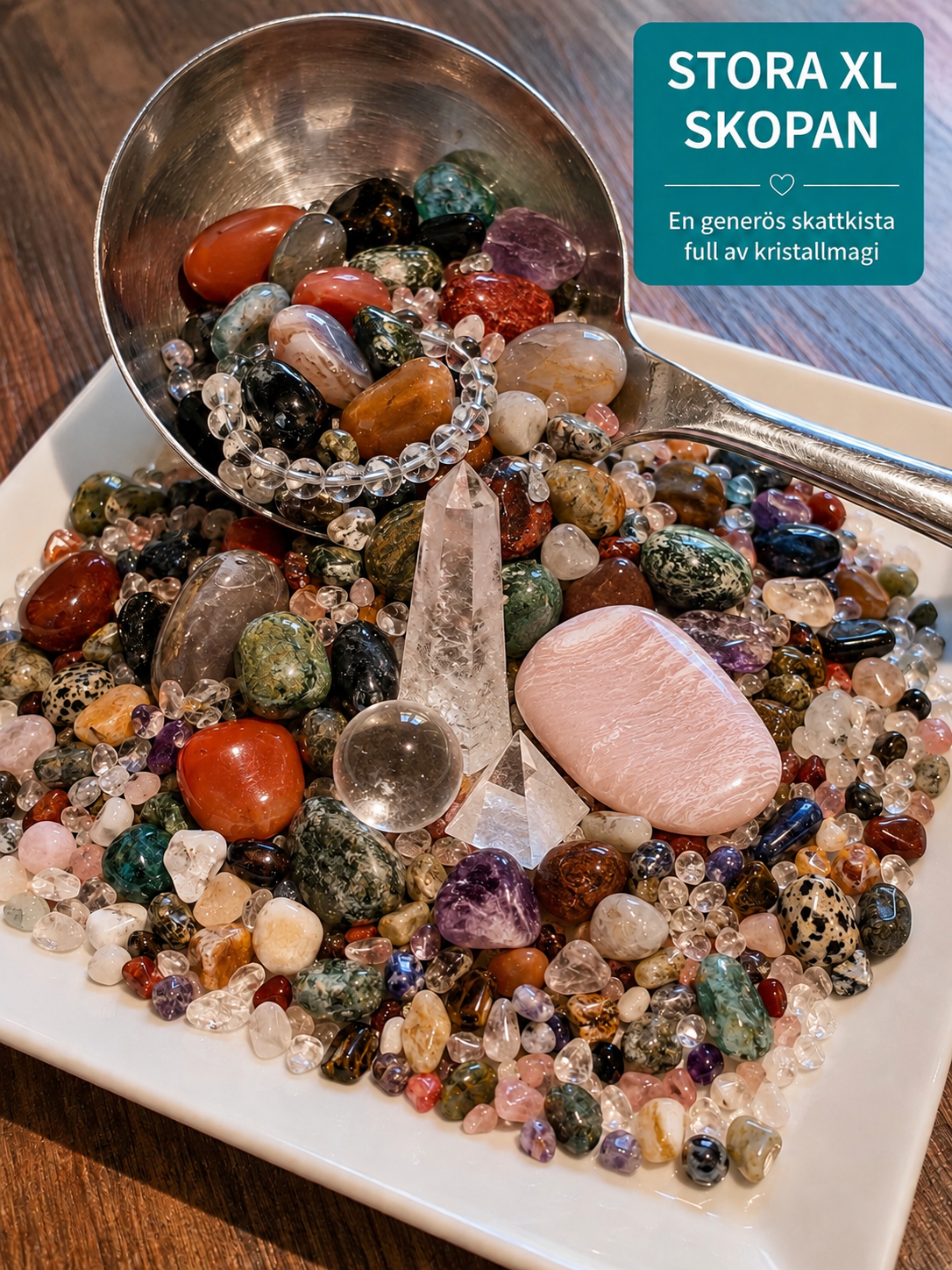 Kristallkonfetti – Magisk Intuitiv Kristallskopa 💎✨