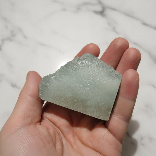 Blå Kalcedon med Molnformation – Unique Piece
