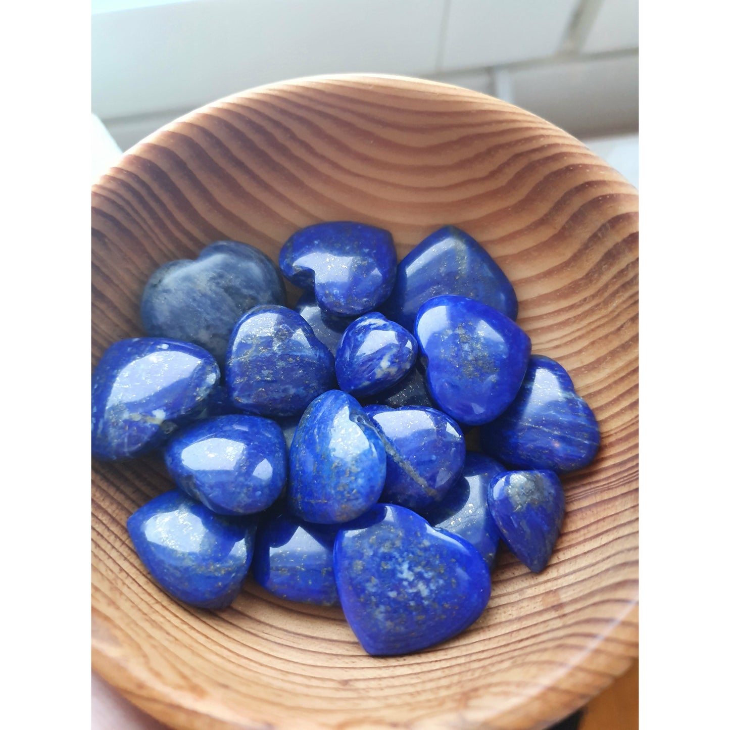 Lapis lazuli hjärtan