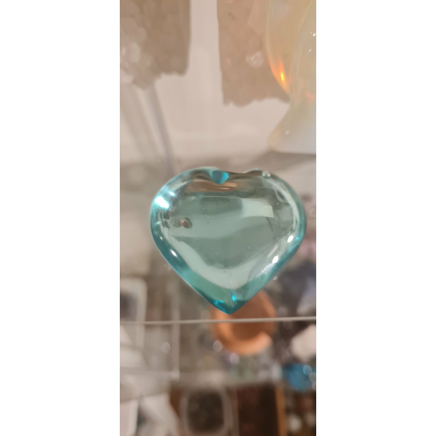 Aqua Obsidian Hjärtan