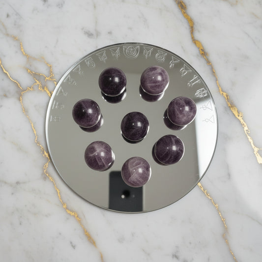 💜 Ametist miniklot – Portaler av stillhet och ljus