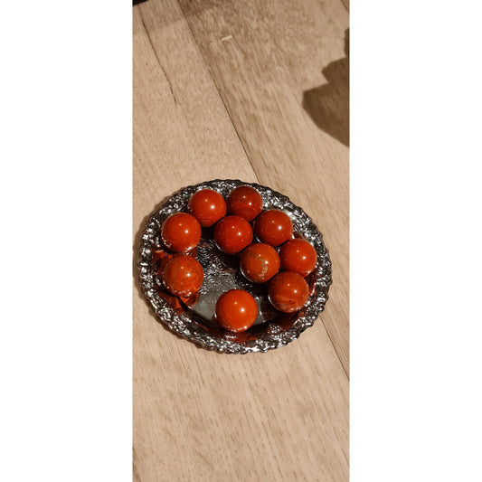 Röd jaspis miniklot