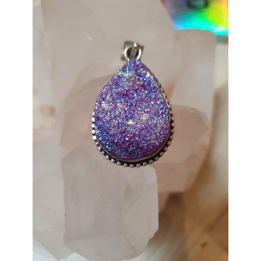 Aura druzy lila